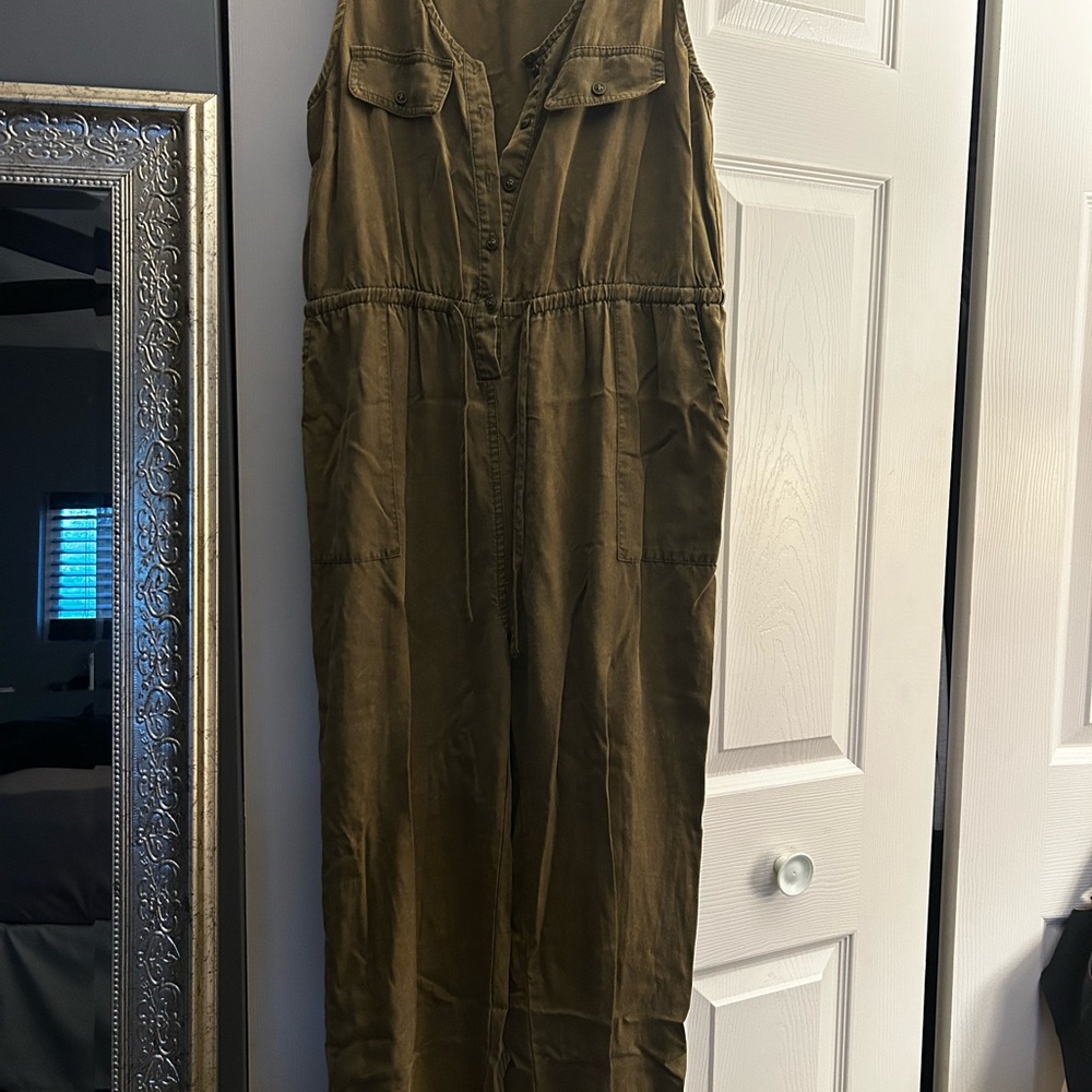 Women's Olive Jumpsuit